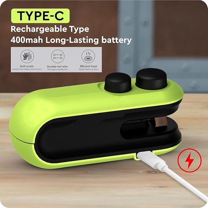 Portable mini sealing machine battery operated