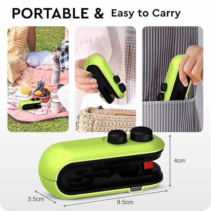 Portable mini sealing machine battery operated