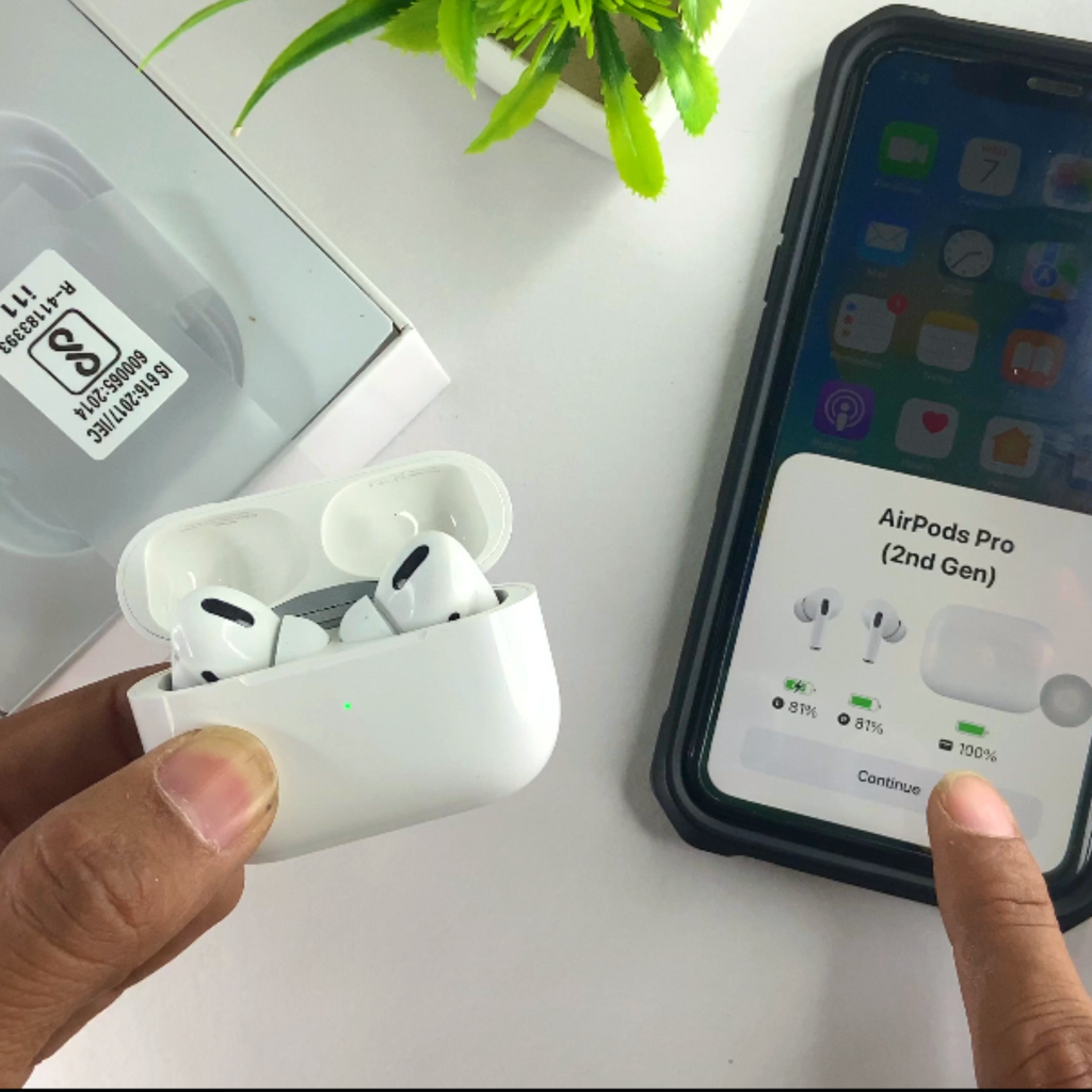 Air Pro 2nd Generation White Edition | Magsafe Wireless Charging Case