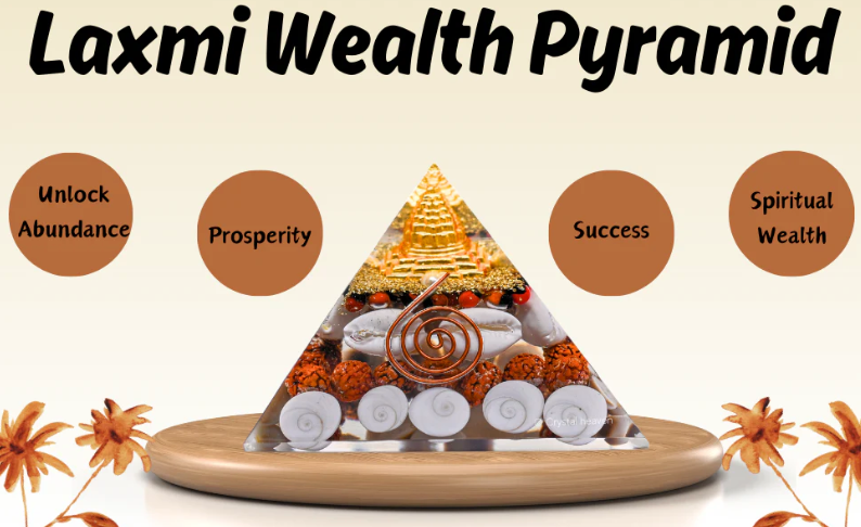 Crystal Wealth Gomati Chakra Shree Yantra Pyramid