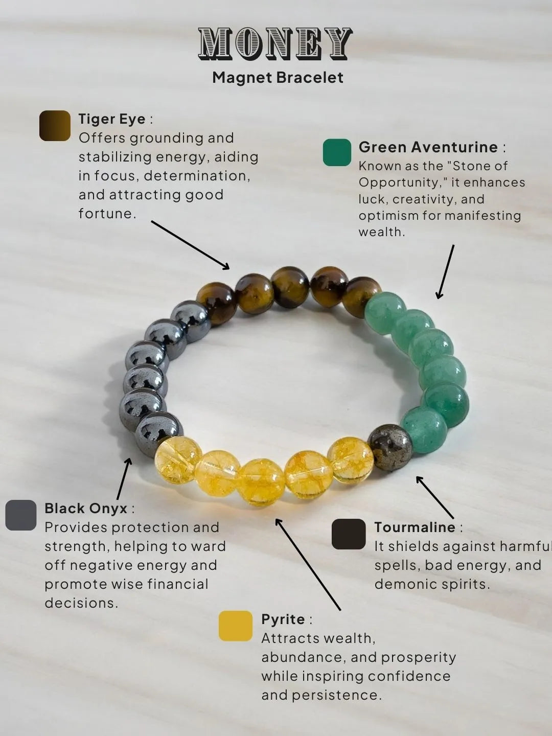 Money Magnet Bracelet (Pack of 2)