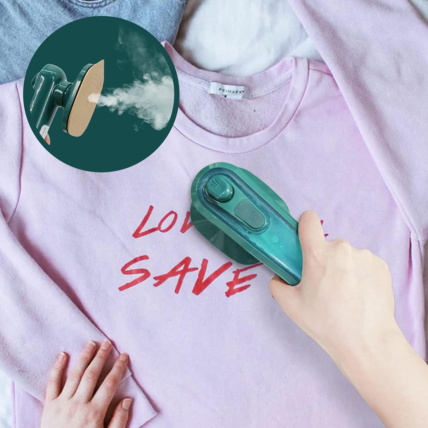 Portable Iron Travel Steamer Mini
