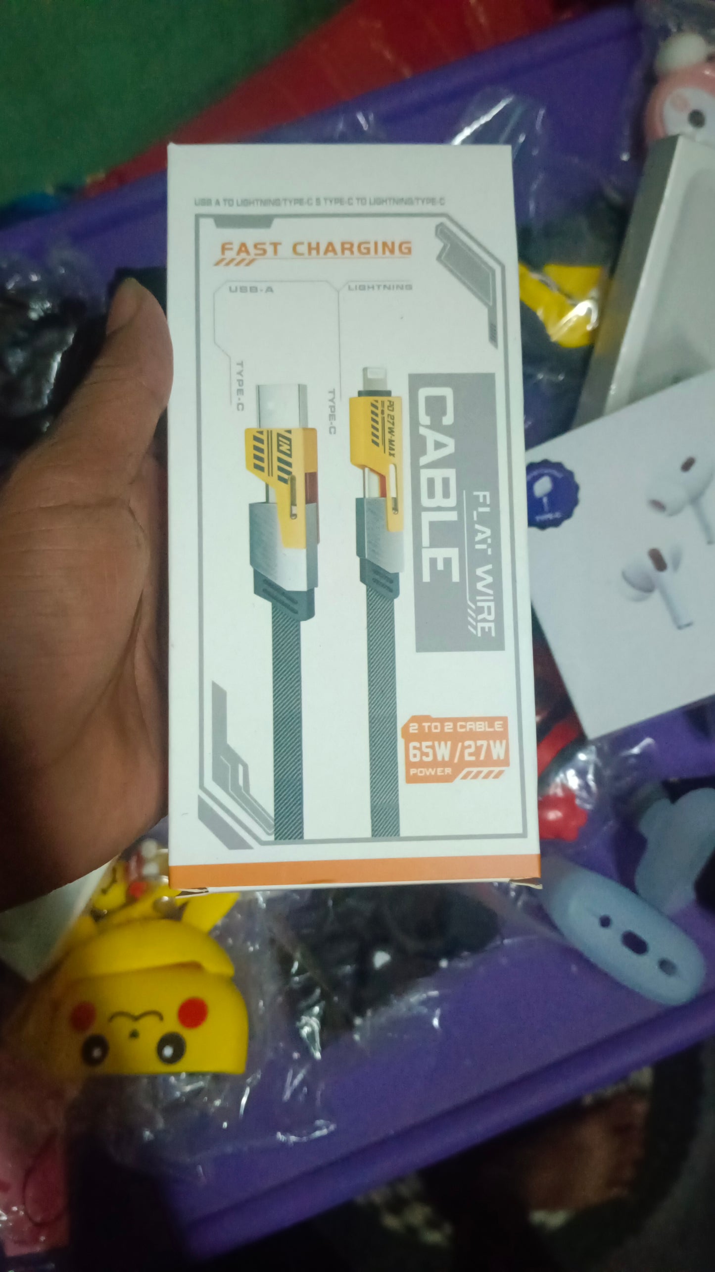 5 in 1 Combo,Eri Pro 2, 4-in-1 Fast Charging Cable, ErriSafe Power Bank, Protective Silicone Case , and Keychain